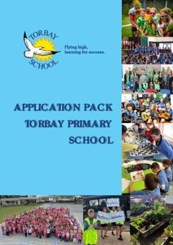 TORBAY PRIMARY APPLICATION PACK SCHOOL - The ...