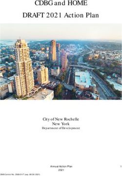 CDBG and HOME DRAFT 2021 Action Plan - City of New Rochelle New York Department of Development - New Rochelle, NY