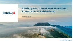 Credit Update & Green Bond Framework Presentation of Helaba-Group