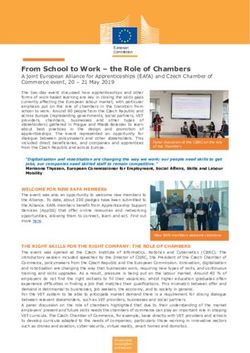 From School to Work - the Role of Chambers - The Role of Chambers event report (2019)