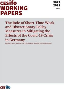 The Role of Short-Time Work and Discretionary Policy Measures in Mitigating the Effects of the Covid-19 Crisis in Germany 9072 2021
