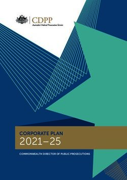 2021-25 CORPORATE PLAN - COMMONWEALTH DIRECTOR OF PUBLIC PROSECUTIONS - Commonwealth Director ...