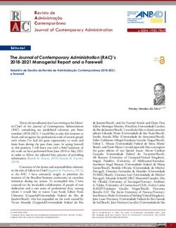 The Journal of Contemporary Administration (RAC)'s 2018-2021 Managerial Report and a Farewell