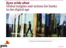 EYES WIDE SHUT GLOBAL INSIGHTS AND ACTIONS FOR BANKS IN THE DIGITAL AGE - FINDINGS FROM PWC'S GLOBAL DIGITAL BANKING SURVEY
