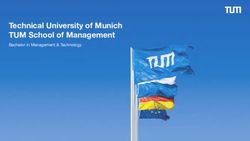 Technical University Of Munich Tum School Of Management Bachelor In Management Technology