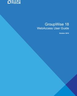 GROUPWISE 18 WEBACCESS USER GUIDE OCTOBER 2018 - NOVELL