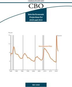 Interim Economic Projections for 2020 and 2021 - Unemployment Rate