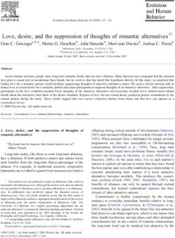 Love, desire, and the suppression of thoughts of romantic alternatives