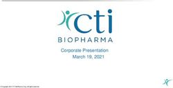 Corporate Presentation March 19, 2021 - CTI BioPharma Corp.