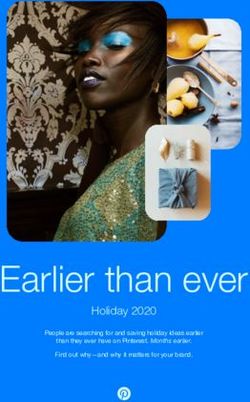 Earlier than ever Holiday 2020 - People are searching for and saving holiday ideas earlier