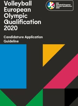 Volleyball European Olympic Qualification 2020 - Candidature Application Guideline - Inside CEV