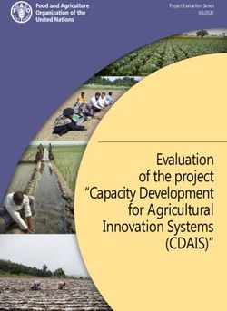 Evaluation of the project "Capacity Development for Agricultural Innovation Systems - (CDAIS)" - Project Evaluation Series 06/2020