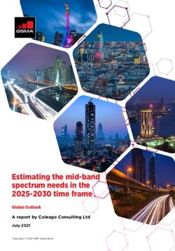 Estimating the mid-band spectrum needs in the 2025-2030 time frame - A report by Coleago Consulting Ltd