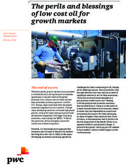 The perils and blessings of low cost oil for growth markets