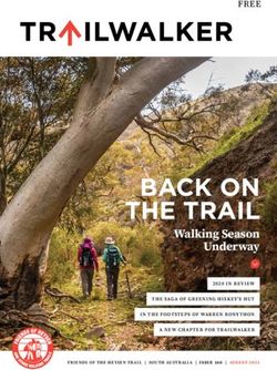 BACK ON THE TRAIL Walking Season Underway - FREE - Heysen Trail