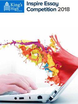 Inspire Essay Competition 2018 - King's High Warwick