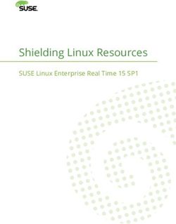 Shielding Linux Resources - SUSE Linux Enterprise Real Time 15 SP1 - SUSE Linux Enterprise Real ...
