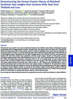 Reconstructing the Human Genetic History of Mainland Southeast Asia: Insights from Genome-Wide Data from Thailand and Laos
