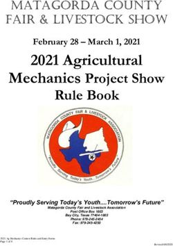 2021 Agricultural Mechanics Project Show