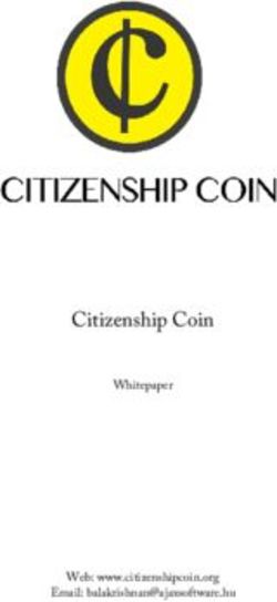 Citizenship Coin Whitepaper Web: www.citizenshipcoin.org Email: Citizenship by Investment Journal