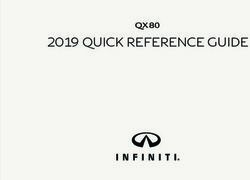 QX80 2019 QUICK REFERENCE GUIDE - INFINITI Owners Portal