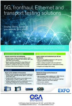 5G, fronthaul, Ethernet and transport testing solutions