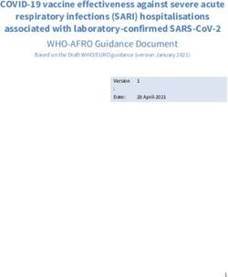 COVID-19 VACCINE EFFECTIVENESS AGAINST SEVERE ACUTE RESPIRATORY INFECTIONS (SARI) HOSPITALISATIONS ASSOCIATED WITH LABORATORY-CONFIRMED SARS-COV-2