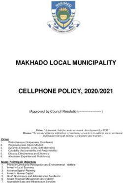 MAKHADO LOCAL MUNICIPALITY CELLPHONE POLICY, 2020/2021