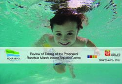 Review of Timing of the Proposed Bacchus Marsh Indoor Aquatic Centre - DRAFT MARCH 2018