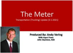 The Meter Produced By: Andy Vering - With Input From: John Seymour, ASA - Taylor & Martin