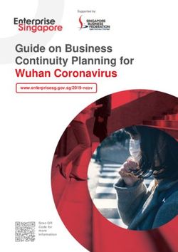 Guide on Business Continuity Planning for Wuhan Coronavirus - www.enterprisesg.gov.sg/2019-ncov