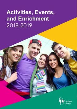 Activities, Events, and Enrichment 2018-2019 - West Kent College