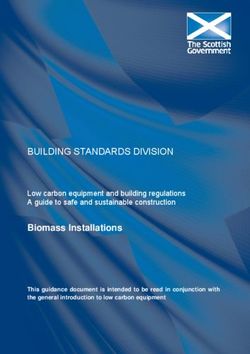 BUILDING STANDARDS DIVISION - Biomass Installations A guide to safe and sustainable construction