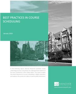 BEST PRACTICES IN COURSE SCHEDULING - Central Michigan ...