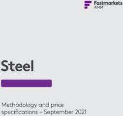 Steel Methodology and price specifications - September 2021