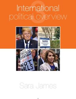 International political overview - Sara James - CEDA