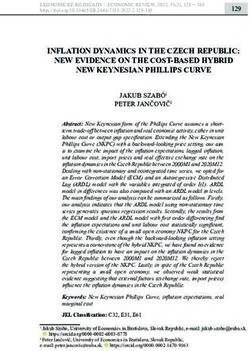 INFLATION DYNAMICS IN THE CZECH REPUBLIC: NEW EVIDENCE ON THE COST-BASED HYBRID NEW KEYNESIAN PHILLIPS CURVE