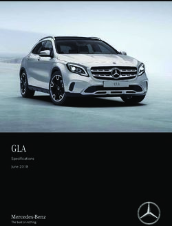 GLA Specifications June 2018 - Mercedes-Benz Australia