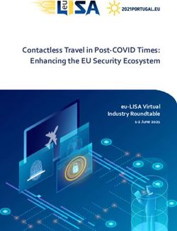 Contactless Travel in Post-COVID Times: Enhancing the EU Security Ecosystem - eu-LISA Virtual Industry Roundtable