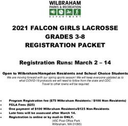 2021 FALCON GIRLS LACROSSE GRADES 3-8 REGISTRATION PACKET - Wilbraham ...
