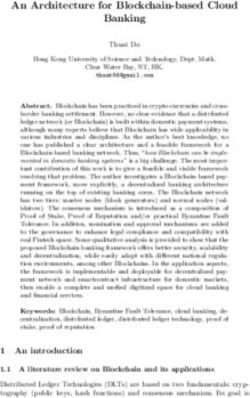 An Architecture for Blockchain-based Cloud Banking