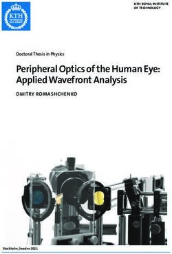 DOCTORAL THESIS IN PHYSICS - KTH ROYAL INSTITUTE OF TECHNOLOGY - DIVA