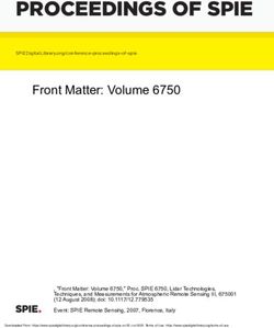 PROCEEDINGS OF SPIE Front Matter: Volume 6750 - SPIE Digital Library