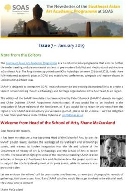 Issue 7 - January 2019 - SOAS University of London