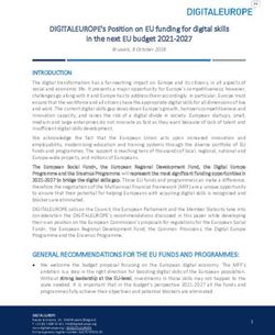 DIGITALEUROPE's Position on EU funding for digital skills in the next EU budget 2021-2027