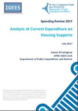 Analysis of Current Expenditure on Housing Supports - Irish ...