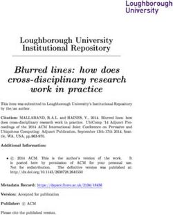 Blurred lines: how does cross-disciplinary research work in practice