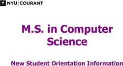M.S. in Computer Science - New Student Orientation Information - NYU Computer Science