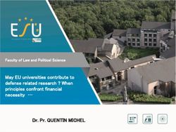 May EU universities contribute to defense related research ? When principles confront financial necessity Dr. Pr. QUENTIN MICHEL - Ethical Forum