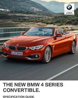 THE NEW BMW 4 SERIES CONVERTIBLE - SPECIFICATION GUIDE - BMW Australia